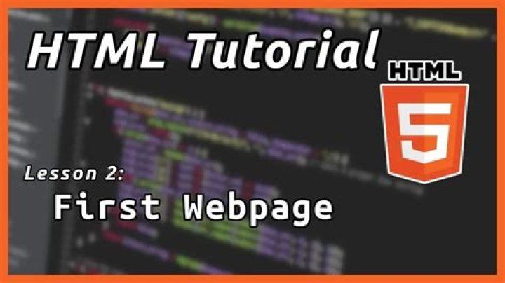 tutorial initial webpage