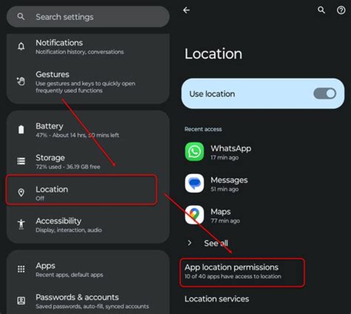twitter location permission android