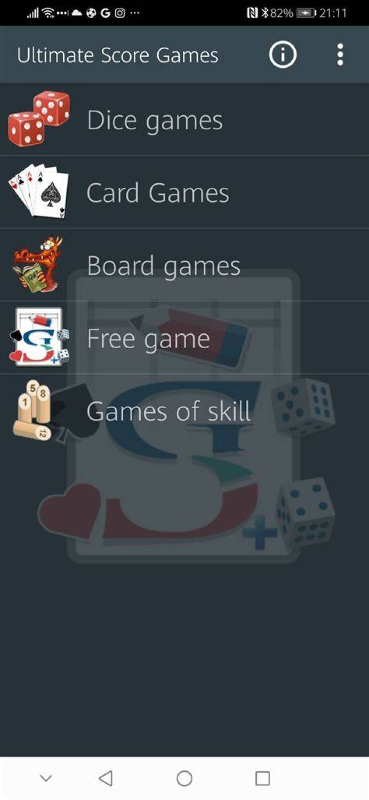 Ultimate Score Games for Android dart counter