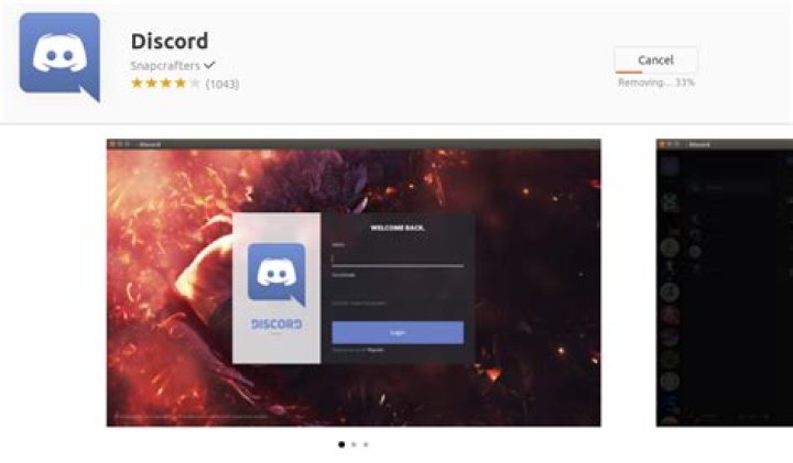uninstall discord from ubuntu software center