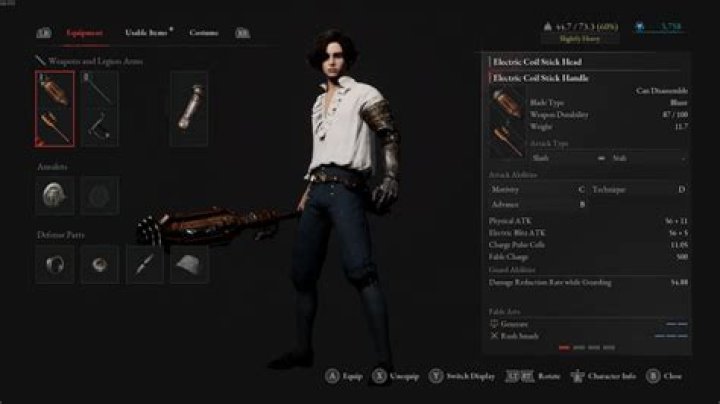 Upgrading your items helps your character to get better stats (Image via Neowiz Games)