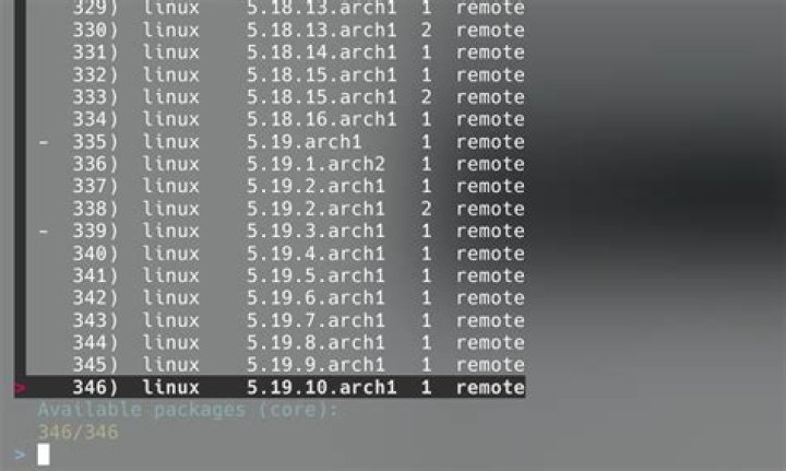 using downgrade on arch linux