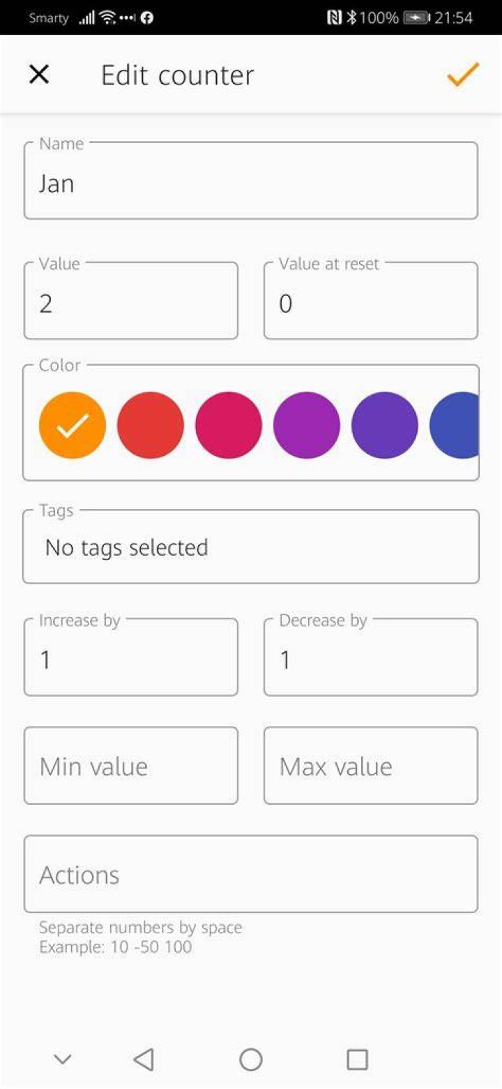 UX Apps Counter for Android