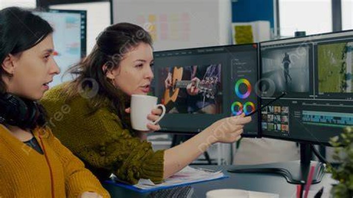 video editors collaborating on a single DaVinci Resolve project