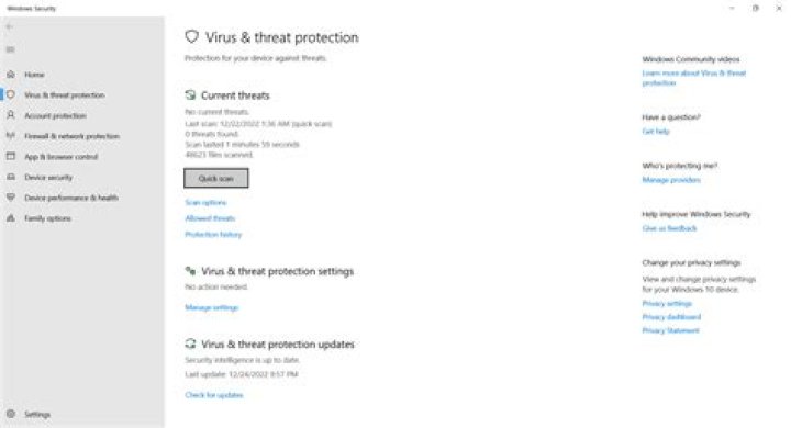 Virus threat