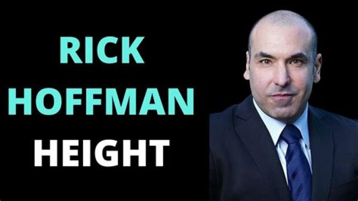 What is Rick Hoffman Height ? How tall is rick hoffman ? Height Of