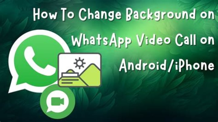 whatsapp background change
