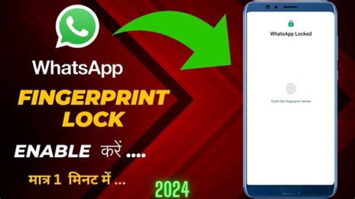 whatsapp fingerprint lock enable