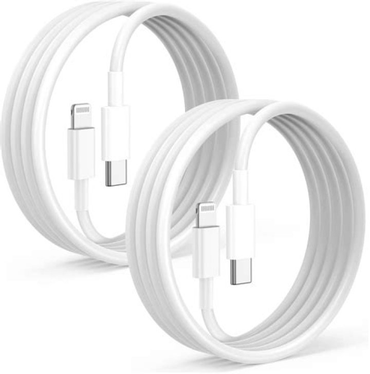 white apple usb cable