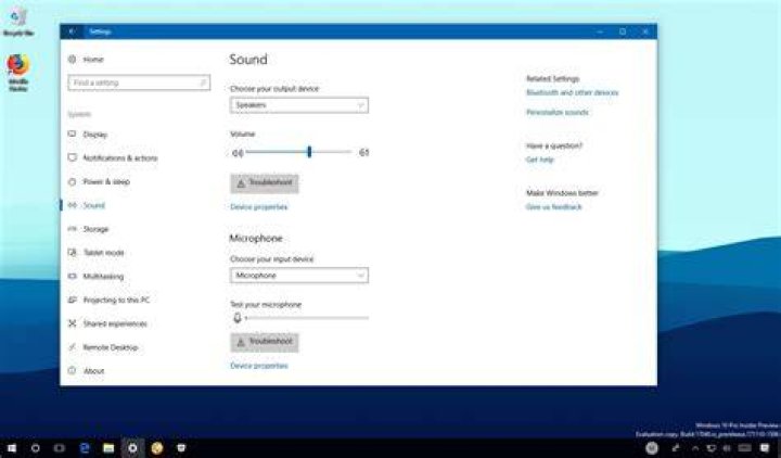 windows 10 sound settings