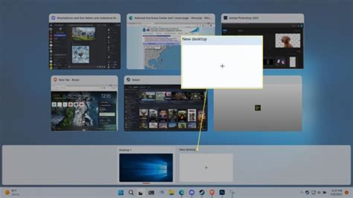 windows 11 virtual desktop new desktop
