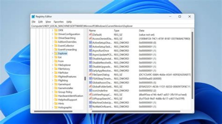 Windows registry editor, with the Taskda value selected.