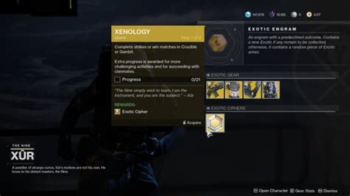 Xur Exotic Cipher