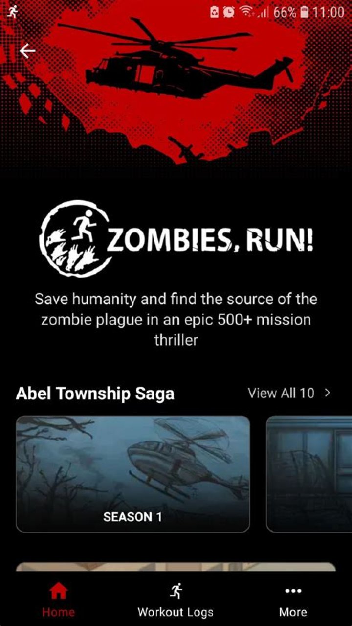 ZRX zombies run augmented reality mobile fitness game